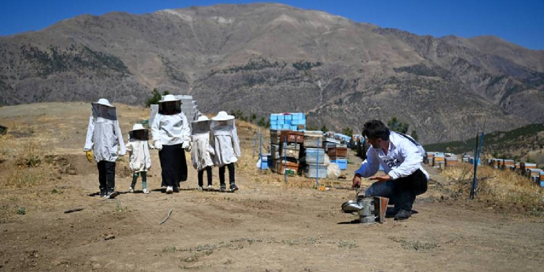 Şehirden kırsala yerleşip üretime geçtiler! 30 kovandan sayıları 350’ye çıktı: Yılda 2,5 ton üretim yapıyorlar 4